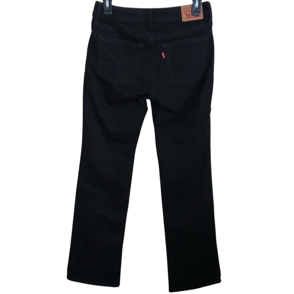 Levis Superlow Bootcut Jeans 26 Women 28x31 Black Levi's Boot Cut New NEW - Picture 5 of 15